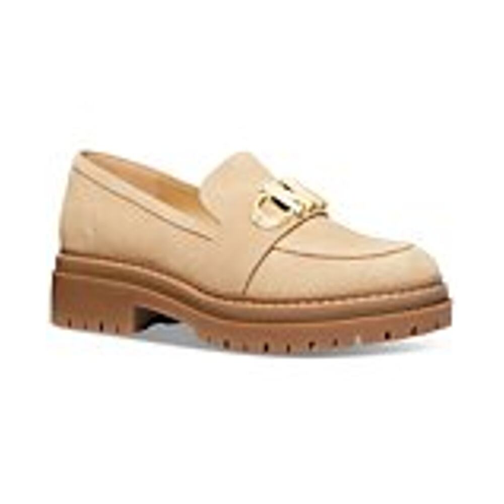 Michael Michael Kors Women's Parker Lug Loafers Size 8 Camel New